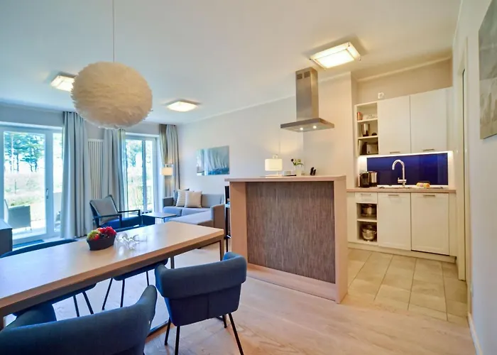 Apartment Dünenresidenz Prora - Mit Meerblick Und 1 Schlafzimmer Und Terrasse Np-704 Binz