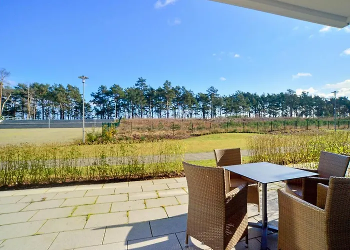 Apartment Dünenresidenz Prora - Mit Meerblick Und 1 Schlafzimmer Und Terrasse Np-704